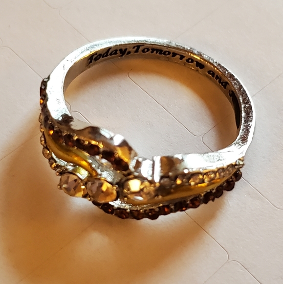 *RARE* Vintage "Today, Tomorrow, and Always" Ring - Picture 4 of 6